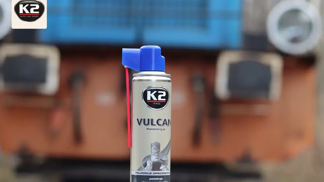 K2 Vulcan – olej penetrujący, który poluzowuje zapieczone śruby, chroni przed korozją i smaruje.
