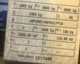 Dane pojazdu: masa własna 2065 kg, dopuszczalna masa całkowita 3665 kg. Numer VIN: e8*2007/46*0317*18.
