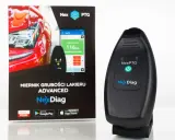 Miernik grubości lakieru NexDiag Advanced. Pozwala sprawdzić stan powłoki lakierniczej samochodu, np. 116µm.