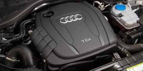Silnik TDI w Audi A6 C7, produkowanym w latach 2011-2018, gotowy do pracy.