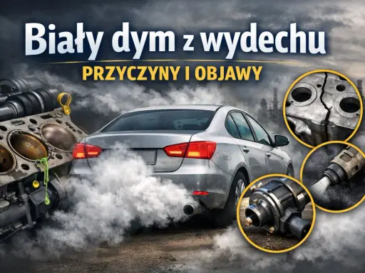 Biały dym z wydechu samochodu, uszkodzony blok silnika i wtryskiwacz. Przyczyny i objawy problemów z autem.